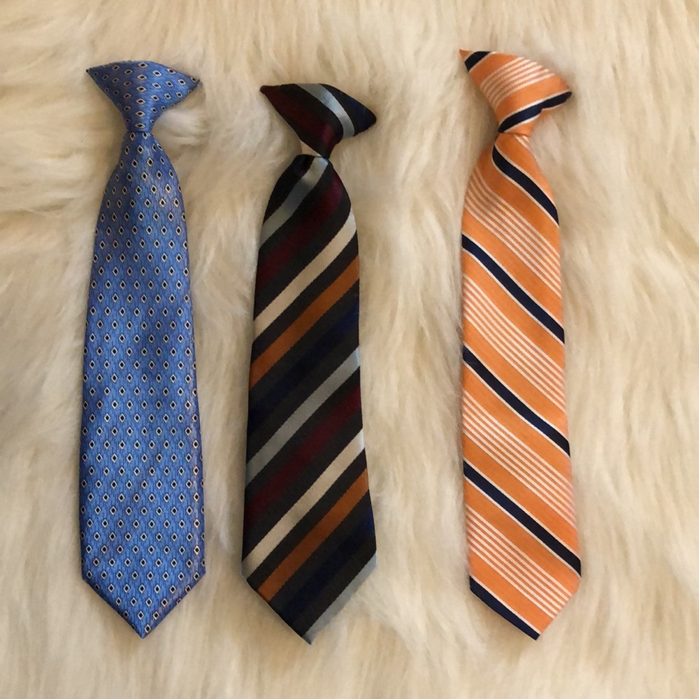 Bundle boys clip-on ties